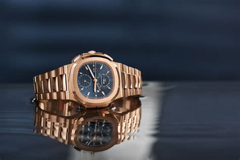 patek philippe nautilus blue gold